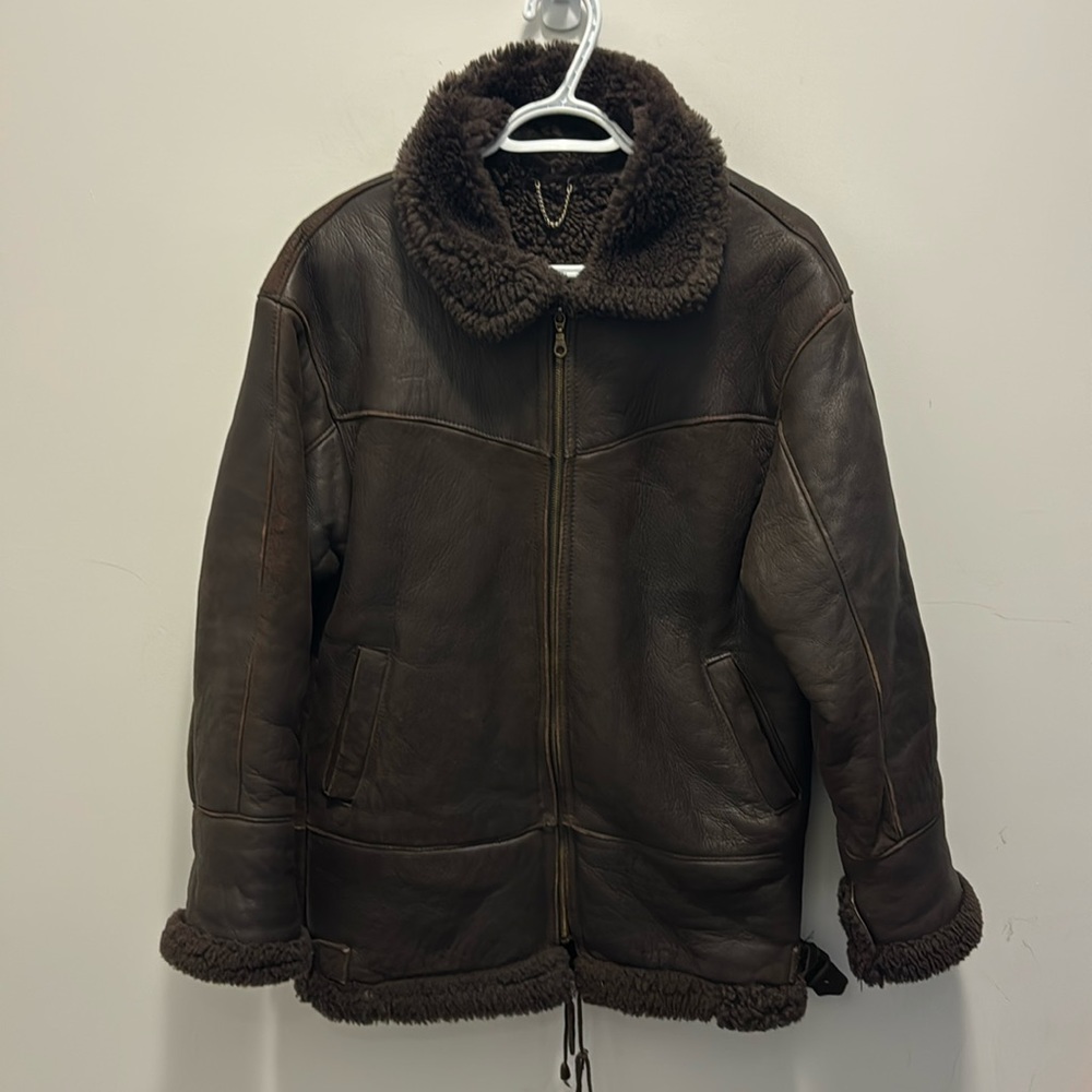 Vintage Brown Jacket with Hood